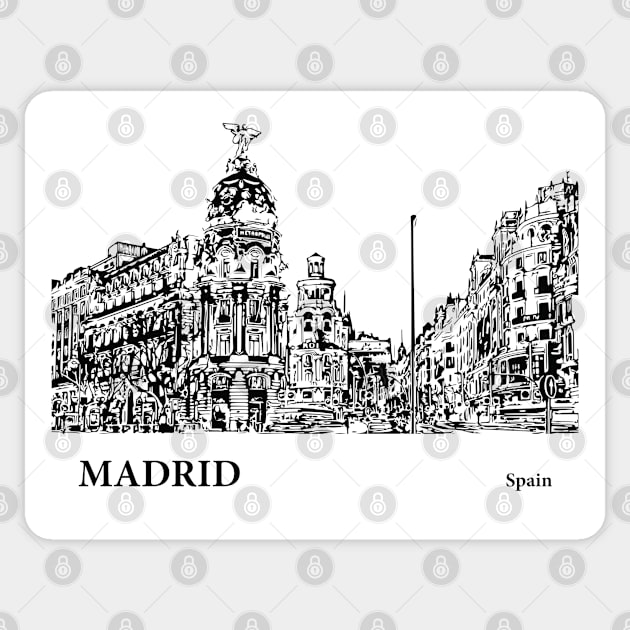Madrid Spain Sticker by Lakeric
